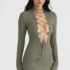 Jada Artichoke Strickkleid mit Schnürung Jada Artichoke Strickkleid mit Schnürung