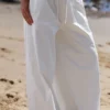 Jae Weiße Baumwollhose mit weitem Bein Jae Weiße Baumwollhose mit weitem Bein