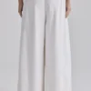 Jae Weiße Baumwollhose mit weitem Bein Jae Weiße Baumwollhose mit weitem Bein