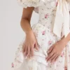 Jaide Minikleid aus Stretch-Baumwolle mit Blumenprint und schulterfreiem Korsett Jaide Minikleid aus Stretch-Baumwolle mit Blumenprint und schulterfreiem Korsett