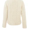 Jasper Cream Chunky Cable Knit Pullover Jasper Cream Chunky Cable Knit Pullover