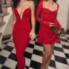 Nayara Maxi-Rock in Red Rose Nayara Maxi-Rock in Red Rose