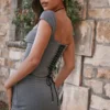 Jessamine Grauer A-Linien-Mini-Rock Jessamine Grauer A-Linien-Mini-Rock