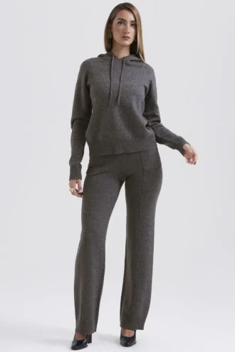 Jionni Hoodie aus Kaschmirmischung in Anthrazit