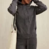 Jionni Hoodie aus Kaschmirmischung in Anthrazit