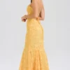 Joan Apricot Maxikleid mit Schnürung am Rücken Joan Apricot Maxikleid mit Schnürung am Rücken