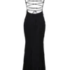 Joan Schwarzes Maxikleid aus Spitze Joan Schwarzes Maxikleid aus Spitze