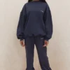 Jogginghose mit Fleece-Rückseite in Sky Navy Jogginghose mit Fleece-Rückseite in Sky Navy