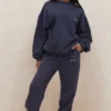 Jogginghose mit Fleece-Rückseite in Sky Navy Jogginghose mit Fleece-Rückseite in Sky Navy