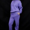 Jogginghose mit Fleece-Rückseite in Sky Purple Jogginghose mit Fleece-Rückseite in Sky Purple