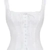 Juana Weißes Oberteil mit Broderie Anglaise Juana Weißes Oberteil mit Broderie Anglaise