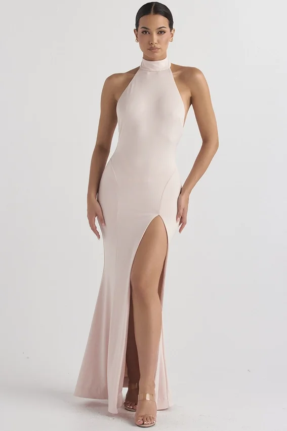 Juliette Blush Neckholder-Abendkleid Juliette Blush Neckholder-Abendkleid