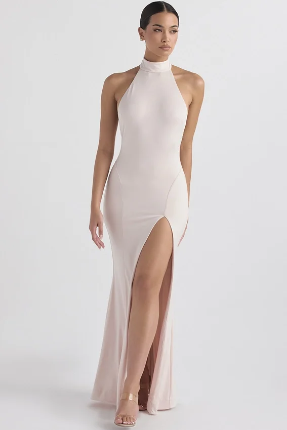 Juliette Blush Neckholder-Abendkleid Juliette Blush Neckholder-Abendkleid