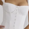 Kaia Weißes Baumwoll-Minikleid Kaia Weißes Baumwoll-Minikleid