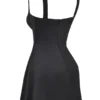 Kara Schwarzes Minikleid Kara Schwarzes Minikleid