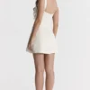 Kara Vintage Mini-Kleid in Creme Kara Vintage Mini-Kleid in Creme
