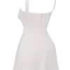 Kara Vintage Mini-Kleid in Creme Kara Vintage Mini-Kleid in Creme