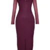 Katarina Maxikleid in Weinrot Katarina Maxikleid in Weinrot
