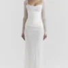 Katarina Weißes Maxikleid Katarina Weißes Maxikleid