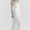Katarina Weißes Maxikleid Katarina Weißes Maxikleid