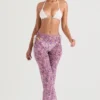 Keala Violet Floral Cutout Hose Keala Violet Floral Cutout Hose
