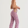 Keala Violet Floral Cutout Hose Keala Violet Floral Cutout Hose