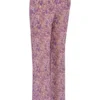 Keala Violet Floral Cutout Hose Keala Violet Floral Cutout Hose