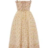 Kelly Midi-Sommerkleid mit Royal-Rose-Print als Korsett Kelly Midi-Sommerkleid mit Royal-Rose-Print als Korsett