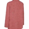 Kiera Oversize-Blazer aus veganem Leder in Warm Pink Kiera Oversize-Blazer aus veganem Leder in Warm Pink
