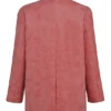 Kiera Oversize-Blazer aus veganem Leder in Warm Pink Kiera Oversize-Blazer aus veganem Leder in Warm Pink