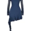 Kiki French Navy Rüschen-Minikleid Kiki French Navy Rüschen-Minikleid