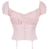 Kitty Baby Pink gerafftes Oberteil Kitty Baby Pink gerafftes Oberteil