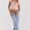 Kitty Baby Pink gerafftes Oberteil Kitty Baby Pink gerafftes Oberteil