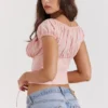 Kitty Baby Pink gerafftes Oberteil Kitty Baby Pink gerafftes Oberteil
