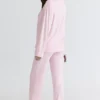 Klassischer Pyjama – Rosa, weiches Modal-Pyjama-Set