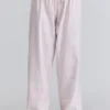Klassisches Pyjama-Set aus gebürsteter Baumwolle mit rosa Karomuster Klassisches Pyjama-Set aus gebürsteter Baumwolle mit rosa Karomuster