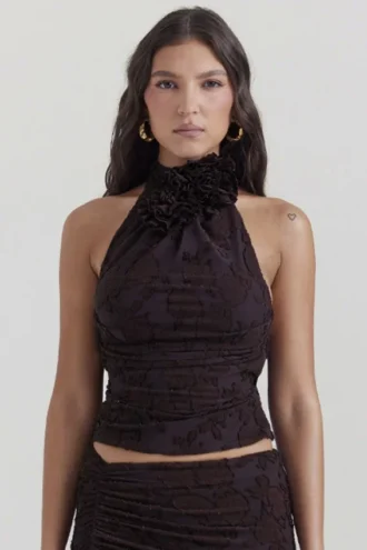 Kyra Cocoa Neckholder-Oberteil Kyra Cocoa Neckholder-Oberteil