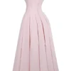Lady Ballerina Pink trägerloses Midikleid Lady Ballerina Pink trägerloses Midikleid