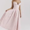Lady Ballerina Pink trägerloses Midikleid Lady Ballerina Pink trägerloses Midikleid