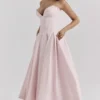 Lady Ballerina Pink trägerloses Midikleid Lady Ballerina Pink trägerloses Midikleid