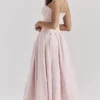 Lady Ballerina Pink trägerloses Midikleid Lady Ballerina Pink trägerloses Midikleid