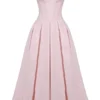 Lady Ballerina Pink trägerloses Midikleid Lady Ballerina Pink trägerloses Midikleid
