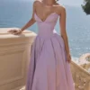 Lady Orchid Twill trägerloses Tüll-Midi-Kleid Lady Orchid Twill trägerloses Tüll-Midi-Kleid