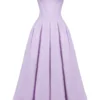 Lady Orchid Twill trägerloses Tüll-Midi-Kleid Lady Orchid Twill trägerloses Tüll-Midi-Kleid