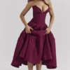 Lady Wine trägerloses Midikleid Lady Wine trägerloses Midikleid