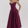 Lady Wine trägerloses Midikleid Lady Wine trägerloses Midikleid