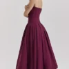 Lady Wine trägerloses Midikleid Lady Wine trägerloses Midikleid