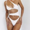 Lafayette Elfenbein Asymmetrischer Cutout-Bademode Lafayette Elfenbein Asymmetrischer Cutout-Bademode