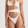 Lafayette Elfenbein Asymmetrischer Cutout-Bademode Lafayette Elfenbein Asymmetrischer Cutout-Bademode