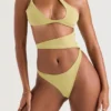 Lafayette Olive Asymmetrische Cutout-Bademode Lafayette Olive Asymmetrische Cutout-Bademode